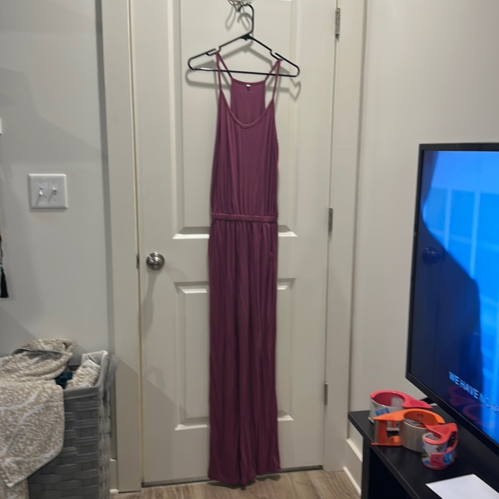Purple jumpsuit